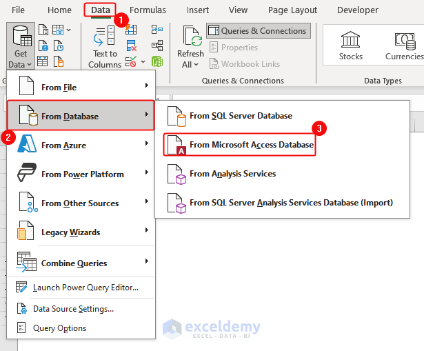 How to Import Data in Excel (from Text, CSV, Database, Web etc.) - 10 ...