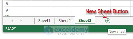 Excel 2013 New Sheet Button
