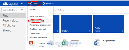 Storage your files with SkyDrive