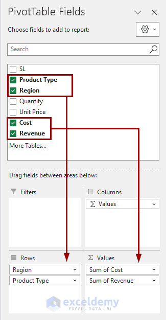 drag field levels