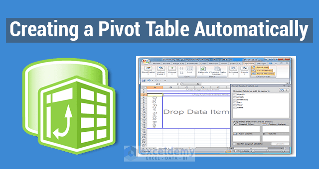 Creating a Pivot Table Automatically in Excel (2 Methods)
