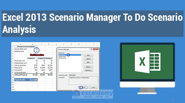 Excel Scenario Example How to Do Scenario Analysis in Excel (with Scenario Summary Report)