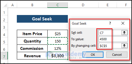 How to Use Goal Seek Analysis in Excel