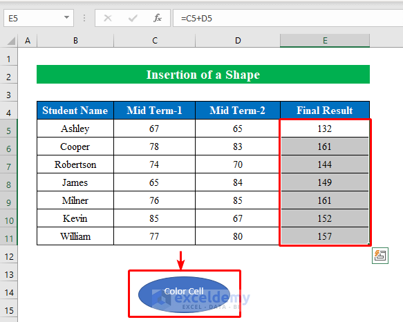 Insert Shape to Assign a Macro in Excel