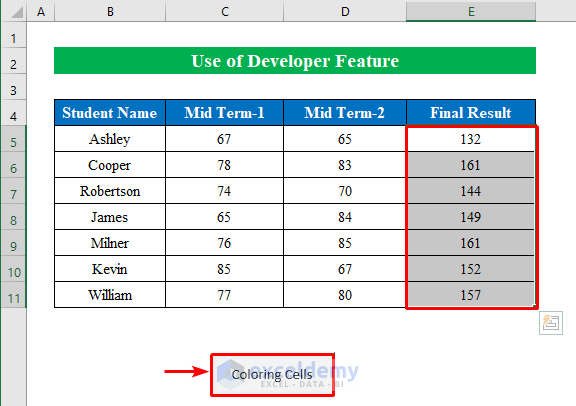 Use Developer Feature to Assign a Macro to a Button in Excel