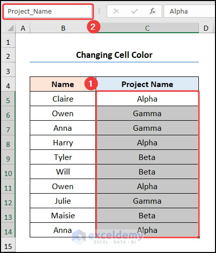 Changing Cell Color Based on Value