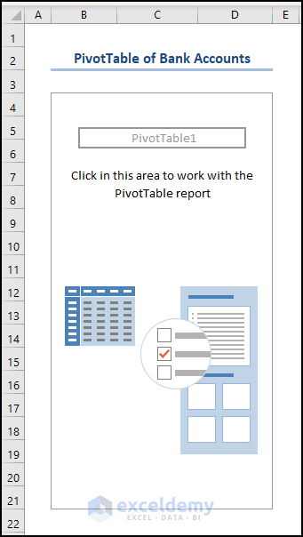 Create a Blank Pivot Table