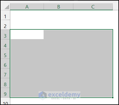 Removed Pivot Table from Excel worksheet