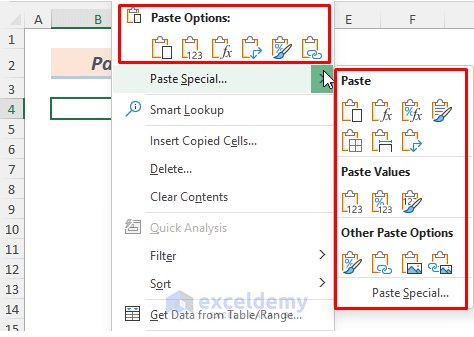 Using Copy-Paste Feature to Copy a Pivot Table (Same or Another Sheet)