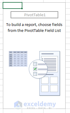 Creating a pivot table in a worksheet connecting to another worksheet in the same workbook
