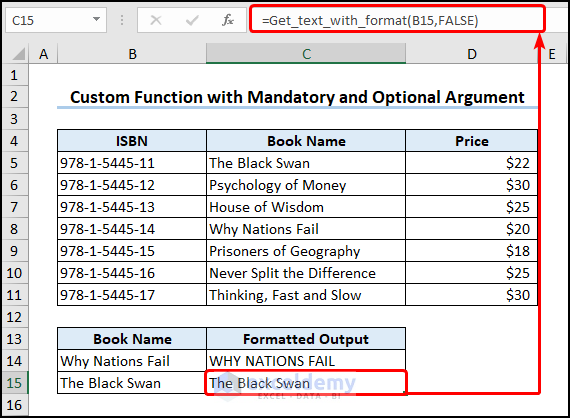 Using vba custom function to get text with source formatting