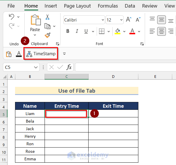 How to Add a Macro to Your Quick Access Toolbar in Excel Using File Tab