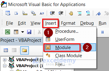 Opening Microsoft Visual Basic for Application Box to Add a Macro to Your Quick Access Toolbar in Excel