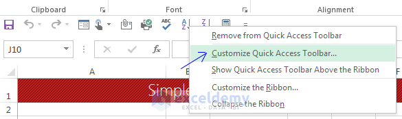 how to add a macro to your Quick Access toolbar in Excel