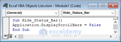 Excel Application objects