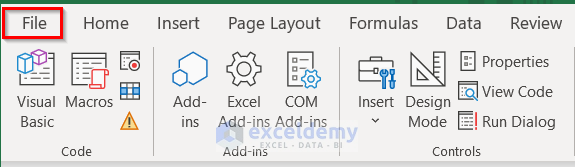 Using File option to Use Activex Control in Excel