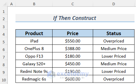 conditional assignment vba