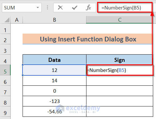 Insert Forumla to Create VBA Custom Function in Excel