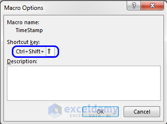 How to assign and change a shortcut key to a macro