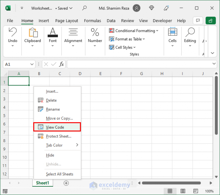 Excel VBA Worksheet Events And Their Uses ExcelDemy