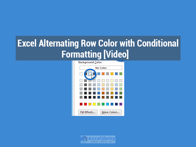 Alternate Color Rows Excel Excel Alternating Row Color with Conditional Formatting