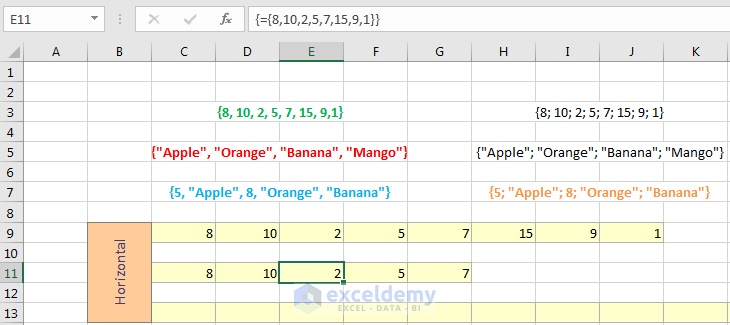 Excel Array Formulas Image 1
