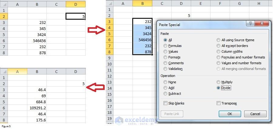 Paste Special Command in Excel Image 5