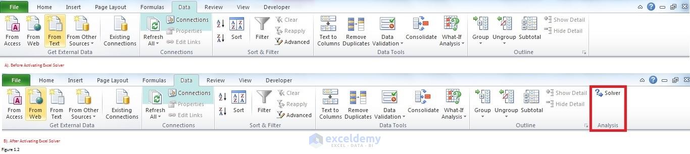 How to activate Excel Solver Image 2