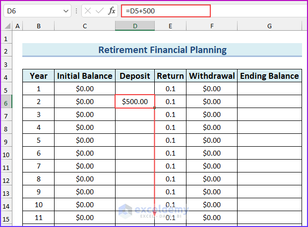 Creating Retirement Financial Planning