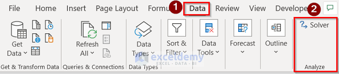Enabling Solver Use Excel Solver to Determine Which Projects Should Be Undertaken