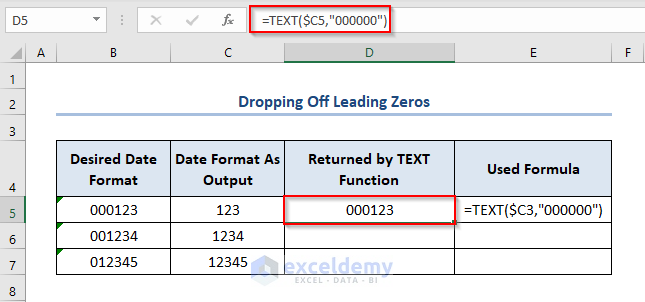 Dropping Off Leading Zeros, Excel Limitations