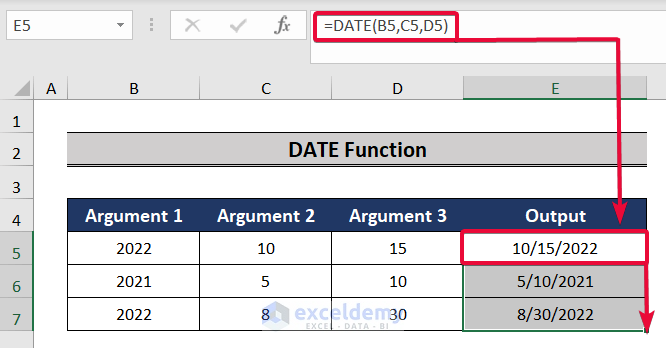 date function, a top excel functions and features for management consultants