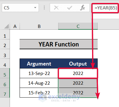 year function, a top excel functions and features for management consultants