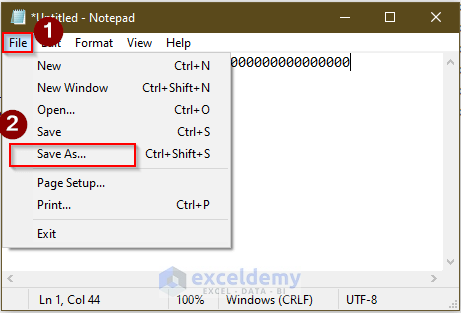 How to Remove Scientific Notation in Excel CSV/Text File