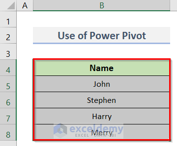 Enter Date & Time in Excel with Power Pivot