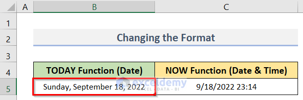 How to Change the Format of Date & Time in Excel