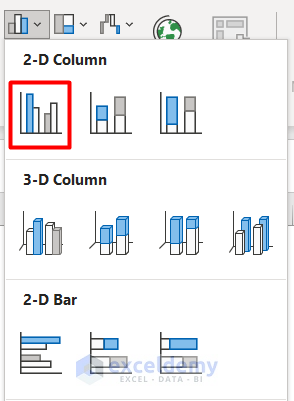 Convert 2D Bar Chart into a Combo Chart