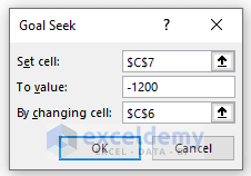 using goal seek dialog box to Use Goal Seek to Find an Input Value in Excel