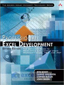 Professional Excel Development. Best Excel VBA Book