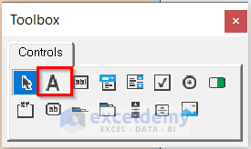 Selecting Label option to Create a Body Mass Index Calculator in Excel Using VBA