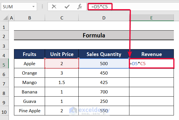 using formula in the range to describe excel table vs range