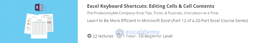 10. Excel Keyboard Shortcuts