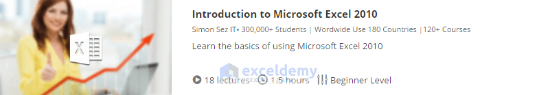 11. Introduction to Microsoft Excel 2010