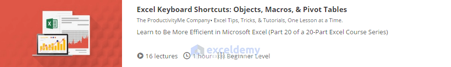 2. Excel Keyboard Shortcuts