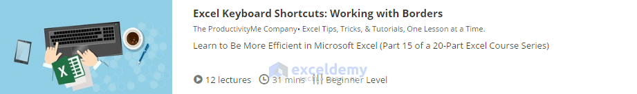 5. Excel Keyboard Shortcuts