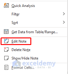 Add and Edit Notes