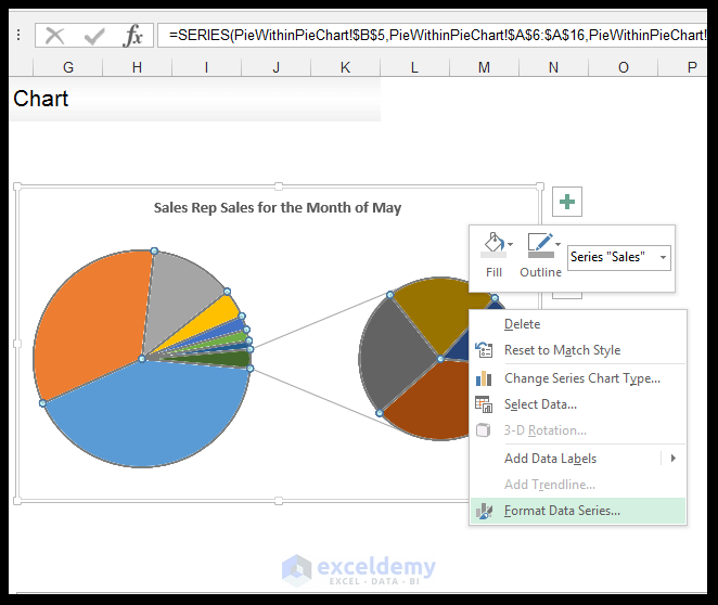 Pie Chart in Excel - Image 5