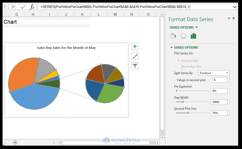 Pie Chart in Excel - Image 6
