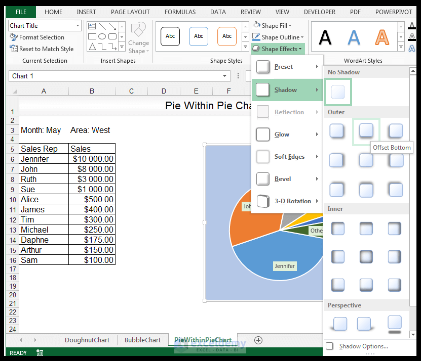Pie Chart in Excel - Image 10