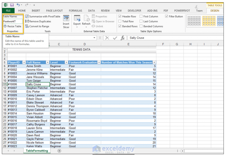 How To Make Excel Tables Look Good 8 Effective Tips Exceldemy